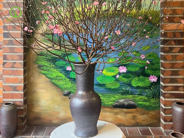 bình gốm cỡ nhỏ cắm hoa
