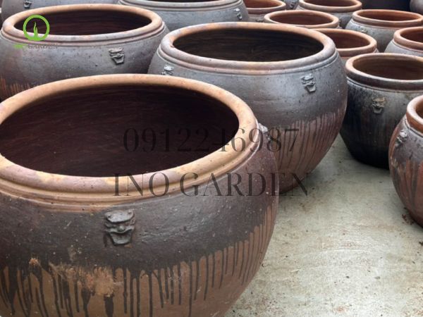 chậu gốm size lớn