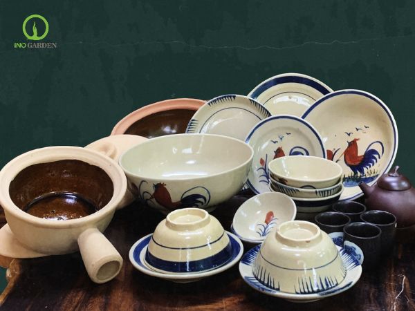 chén dĩa kiểu xưa