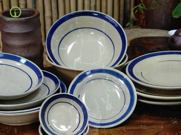 chén sành xưa đẹp
