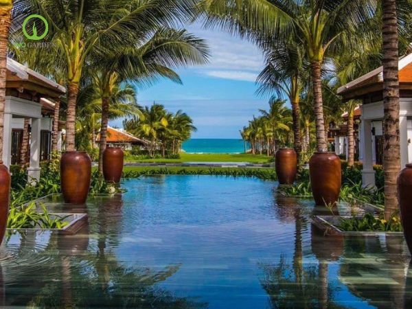 chum đựng nước trang trí sân vườn
