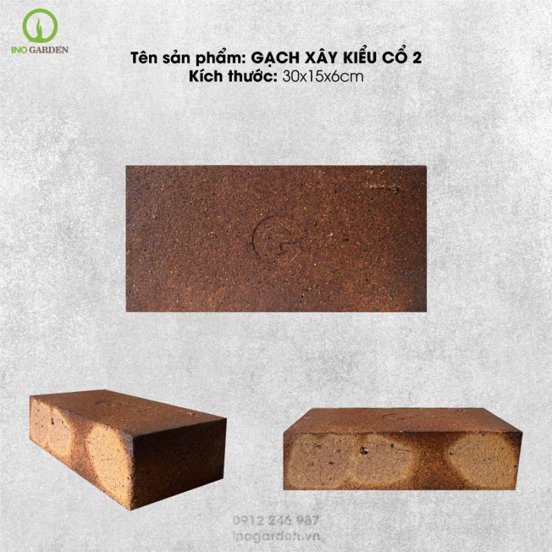 gạch gốm xây kiểu cổ