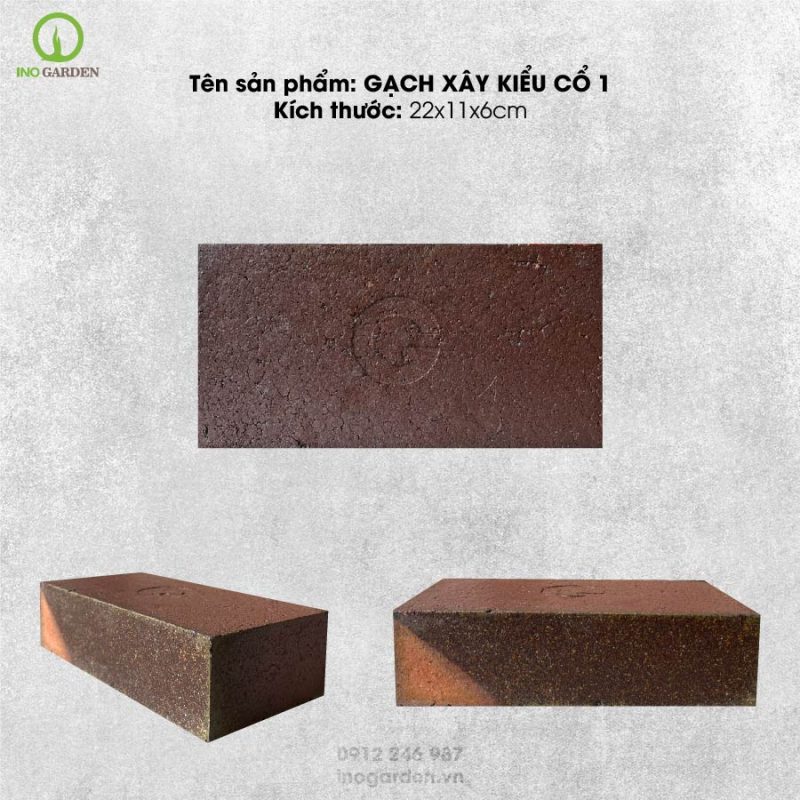 gạch gốm xây kiểu cổ 1