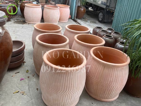 chậu gốm trồng cây cỡ lớn