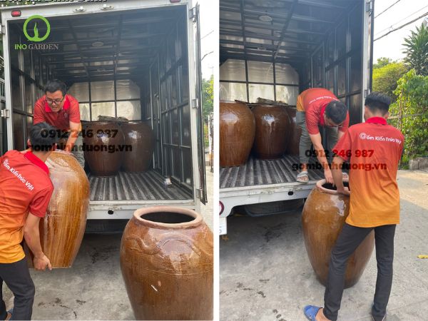 lu kiệu đựng nước truyền thống