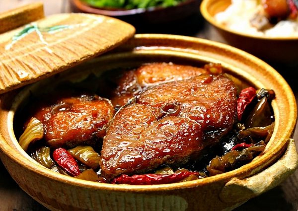 nồi đất kho cá